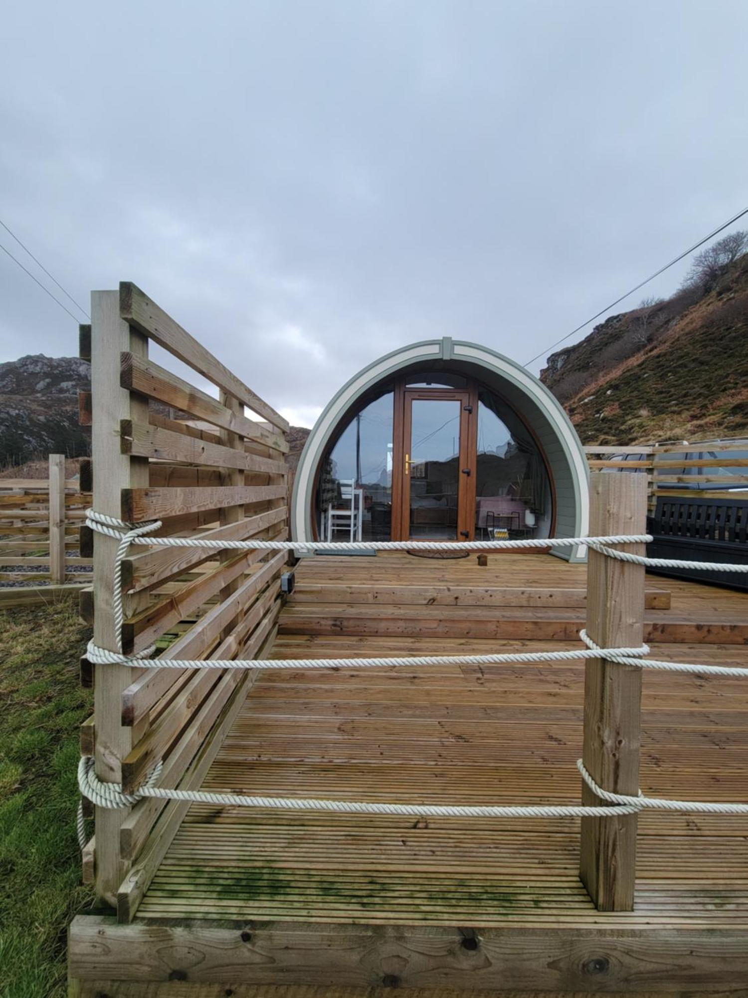 Handa Pod In Scottish Highlands. Villa Scourie Exterior photo